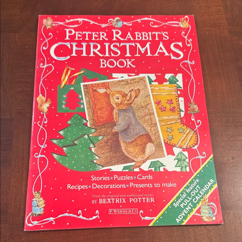 Beatrix Potter Peter Rabbit Christmas Book Stories Puzzles Pull Out Advent